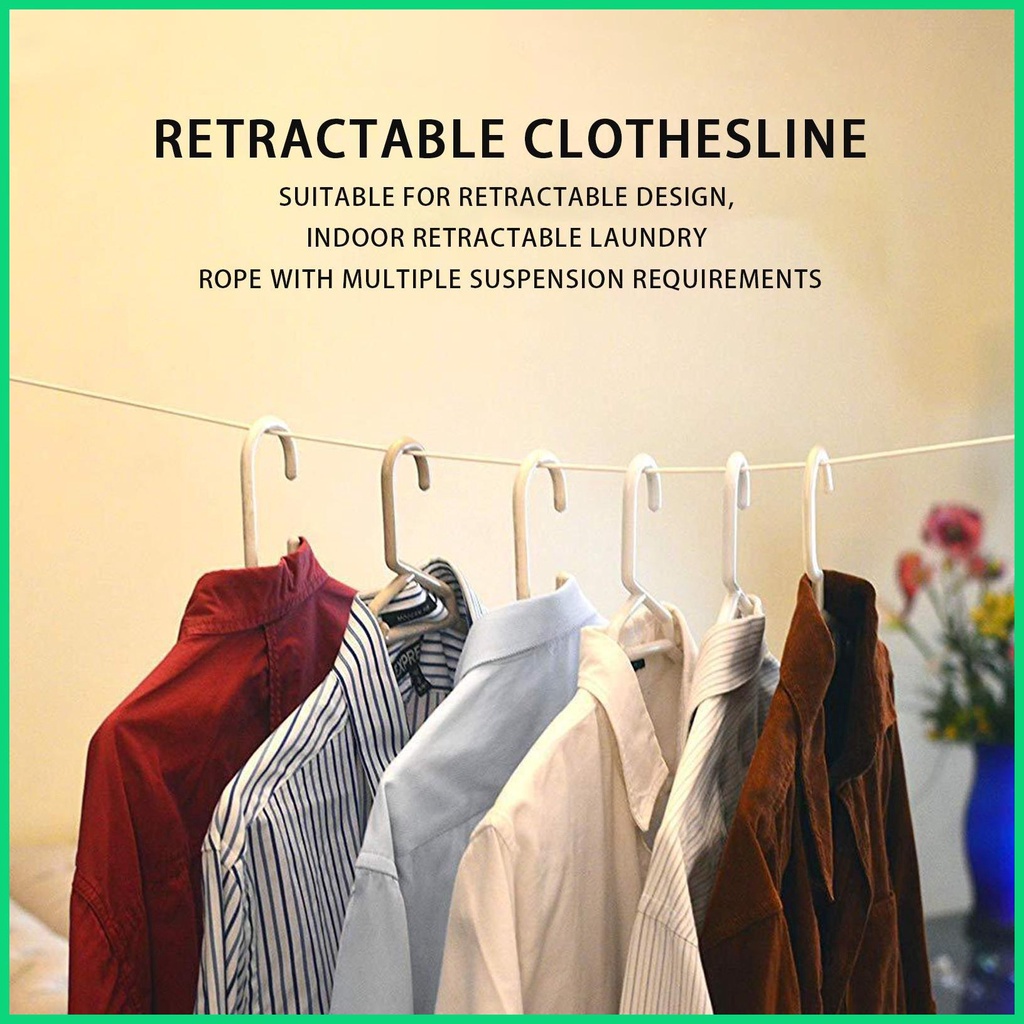 Dây Phơi Quần Áo Ngoài Trời Chịu Tải Nặng Có Thể Thu Gọn Tiện Dụng