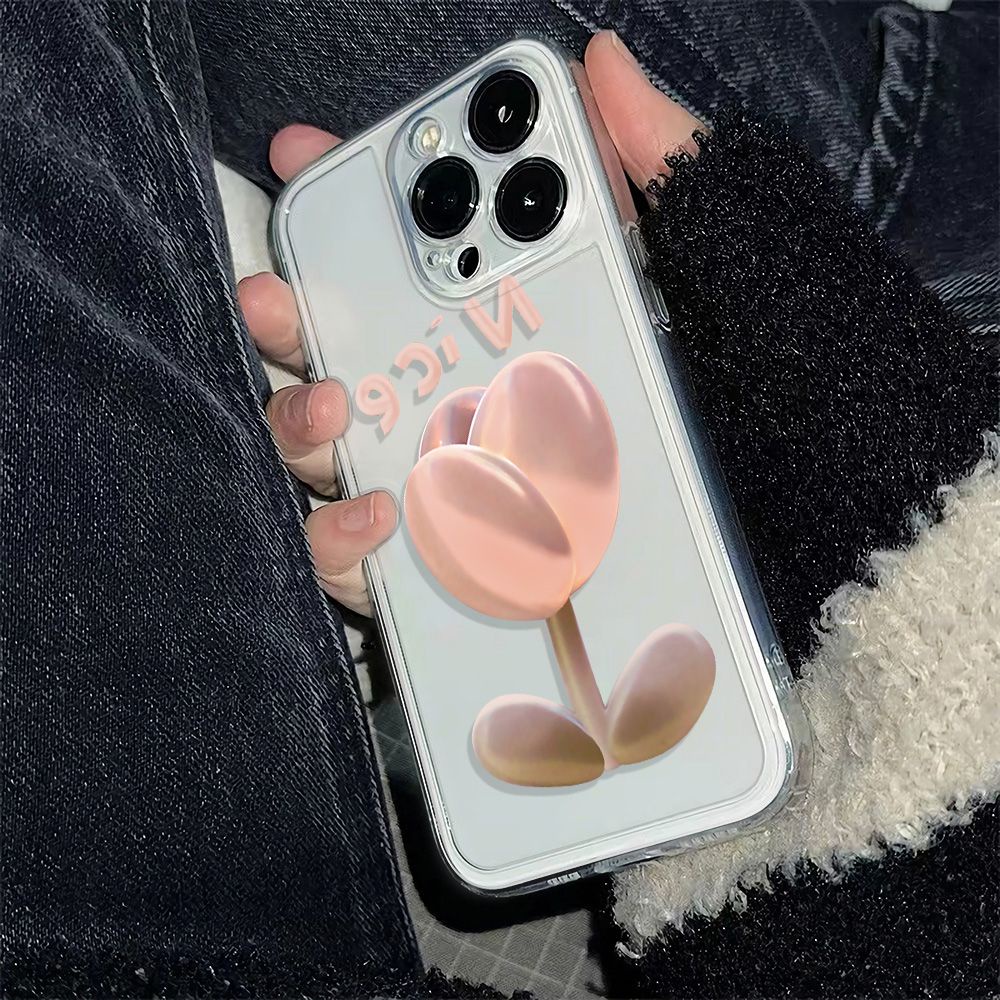 ✅Ốp Điện Thoại Chống Sốc Họa Tiết Hoa Đơn Giản Cho Apple 14pro137811Ốp Điện Thoại Dẻo Họa Tiết Chữ Tiếng Anh Độc Đáo Cho Dòng Iphone12Plus6In