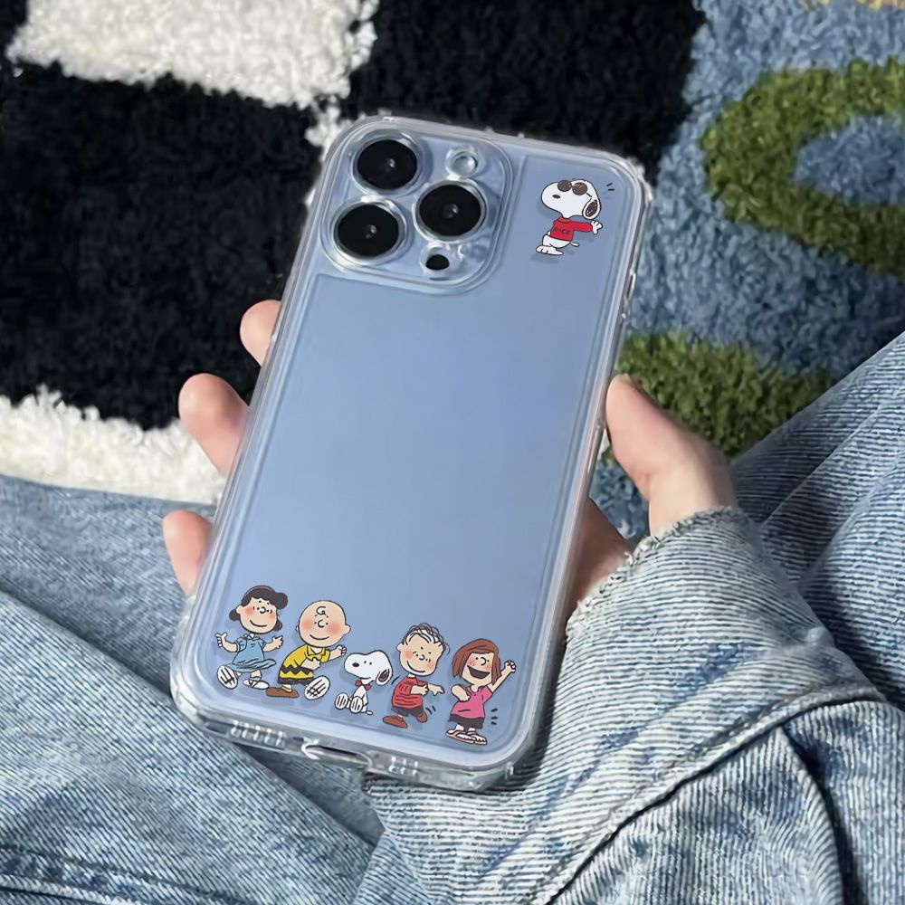 ✅Ốp Điện Thoại Mềm Chống Sốc In Hình Snoopy Cho Iphone 1278 Plus 6In 14 Pro 1311 J7GY