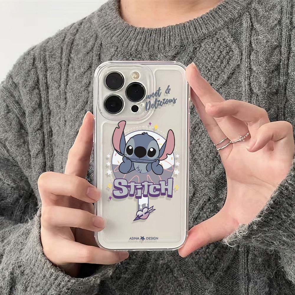 ✅Ốp Điện Thoại Mềm Chống Sốc Hình Stitch Cho Iphone 6In Plus 14 Pro 78I 1211 Max 13