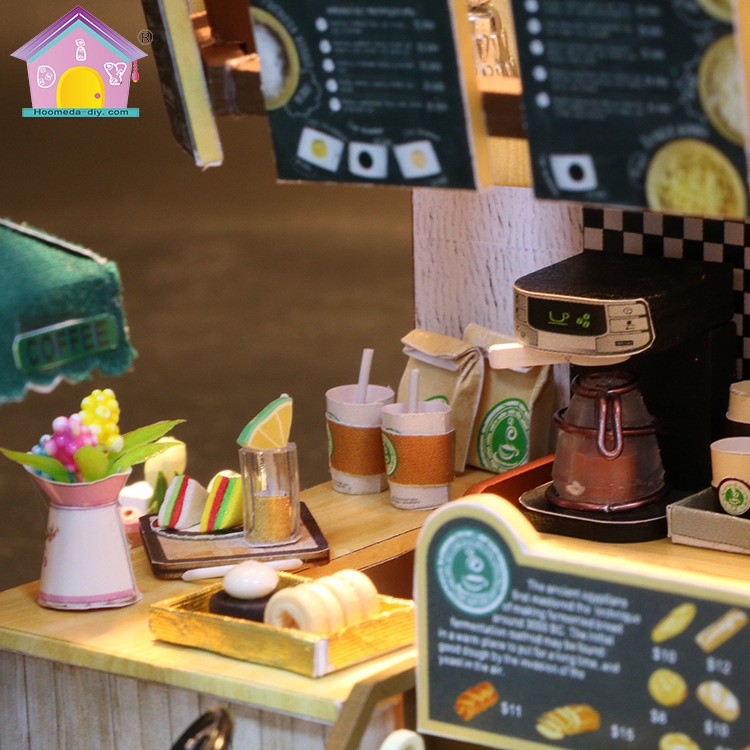 Mô Hình Tòa Nhà villa Hồng Kông diy bsl9 Làm Quà Tặng Sinh Nhật Sáng Tạo