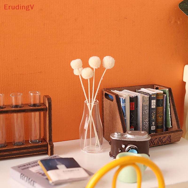 Chậu Hoa Trong Suốt Dùng Trang Trí Nhà Búp Bê / Tỷ Lệ 1: 12