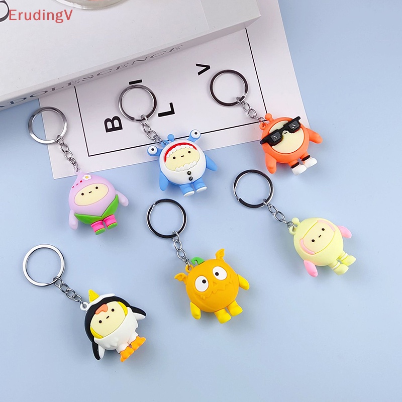 [ErudingV] Móc Khóa Búp Bê Nữ Hoạt Hình Bằng Silicon Dễ Thương [Mới]