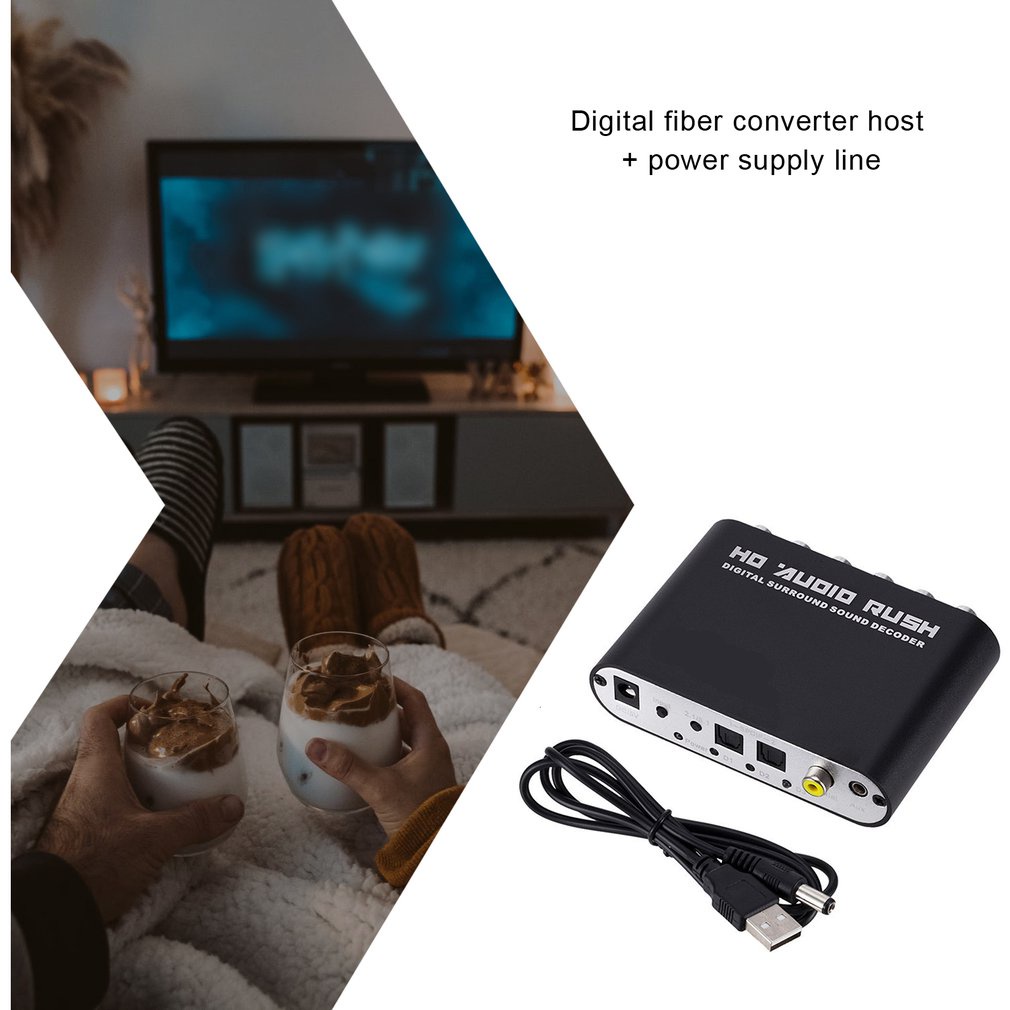 Sound Decoder Audio Decoders Digital Converter Optical Spdif Coaxial To 5.1Chog Converters [Q/6]
