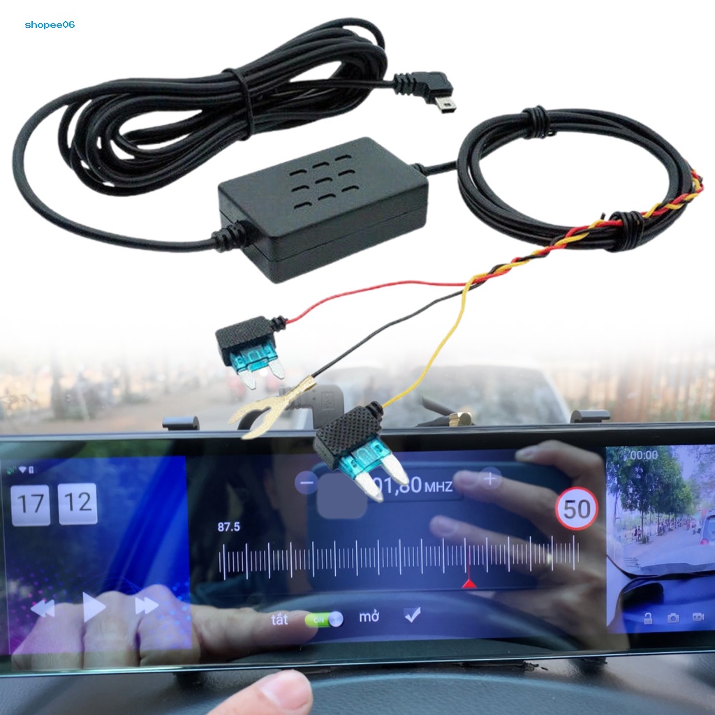 Bộ Dây Dẫn Cứng Cáp Chịu Nhiệt Ổn Định 12V / 24V Mini USB Cho Xe Hơi