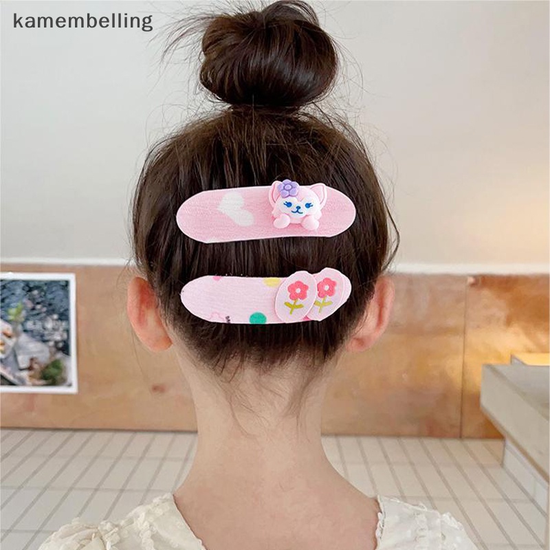 Set 4 Kẹp Tóc Hoạt Hình Xinh Xắn Cho Bé Gái