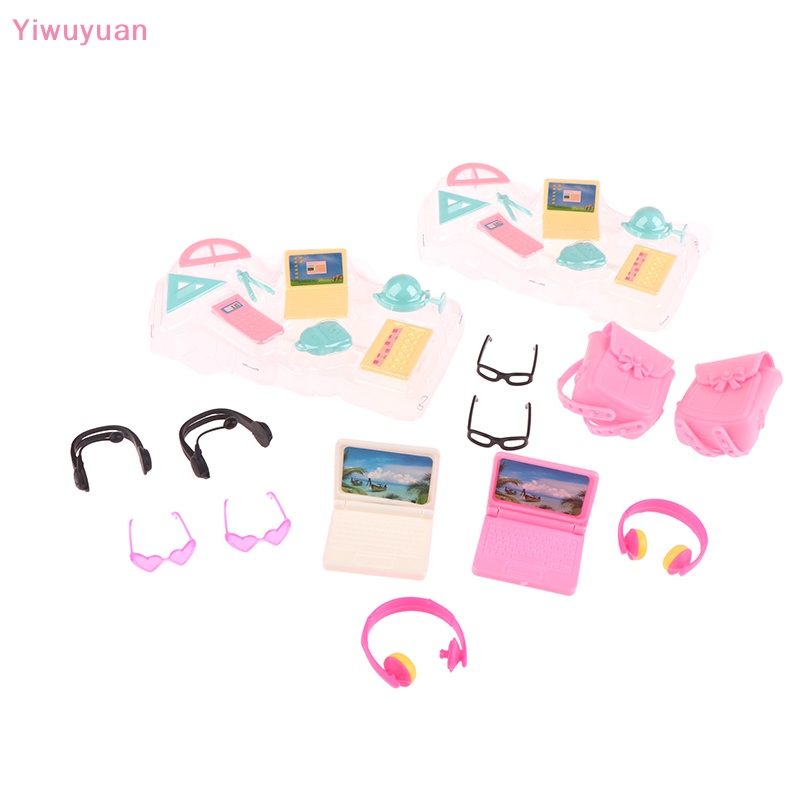 Bộ 14 Mô Hình Đồ Nội Thất Mini Tỉ Lệ 1: 12 Trang Trí Nhà Búp Bê Mới
