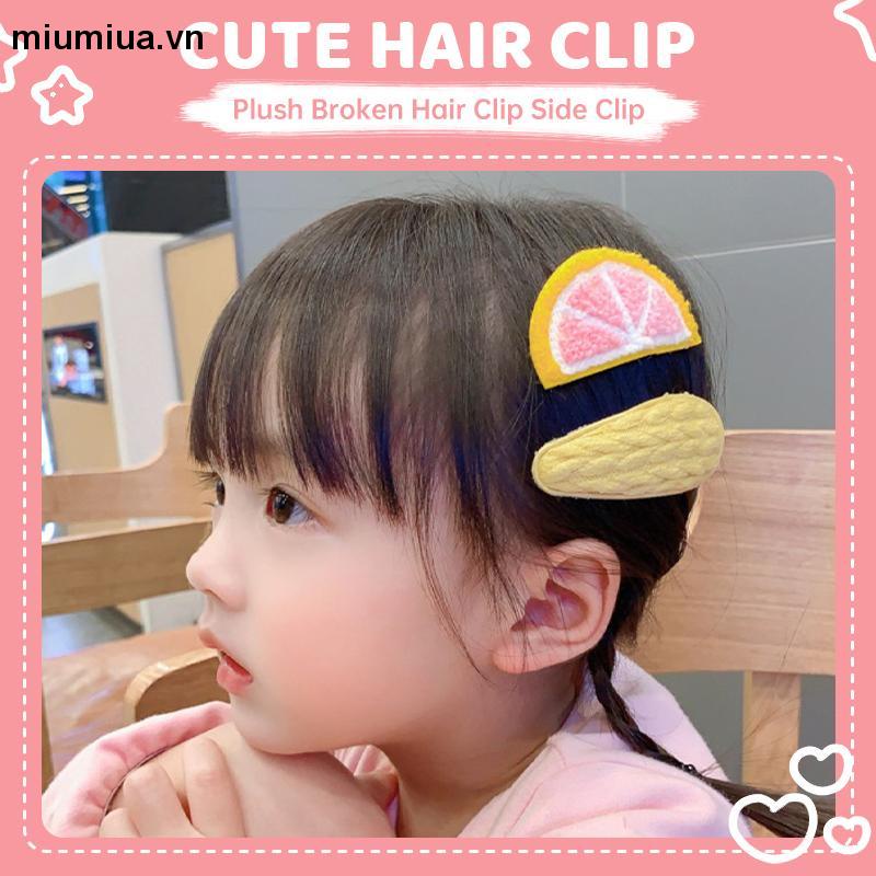 miumiuaBộ Kẹp Tóc Đính Nơ Họa Tiết Hoạt Hình Phong Cách Hàn Quốc Cho Bé Gái