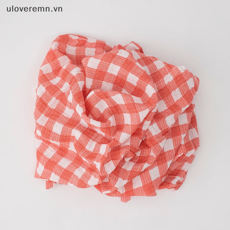 Chăn Quấn Em Bé Bằng Cotton Muslin Hàng Mới Sinh