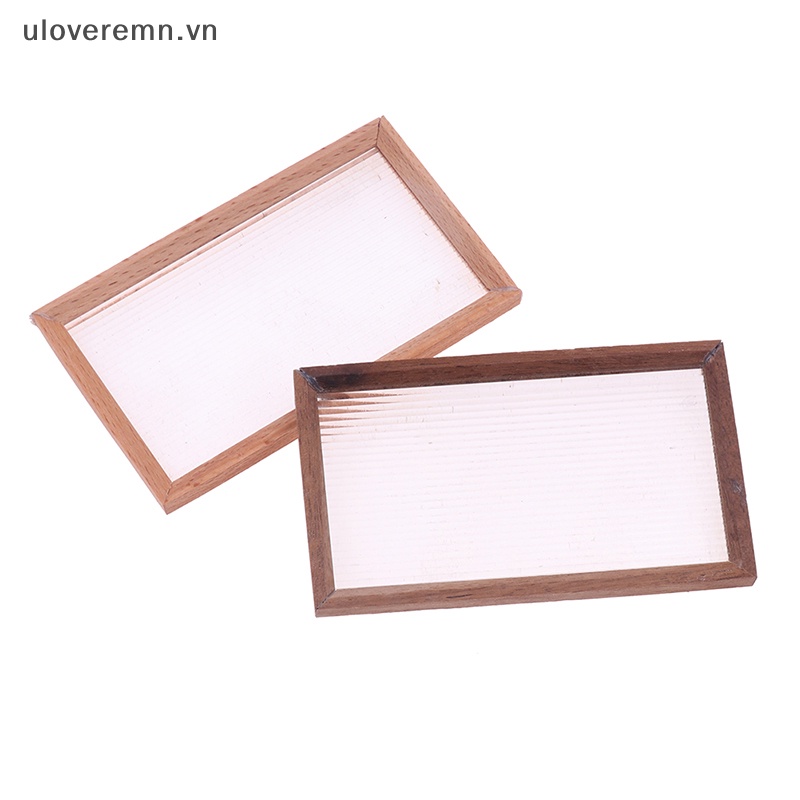 Uloveremn 1 Mô Hình Đồ Nội Thất mini Bằng acrylic Cho Nhà Búp Bê