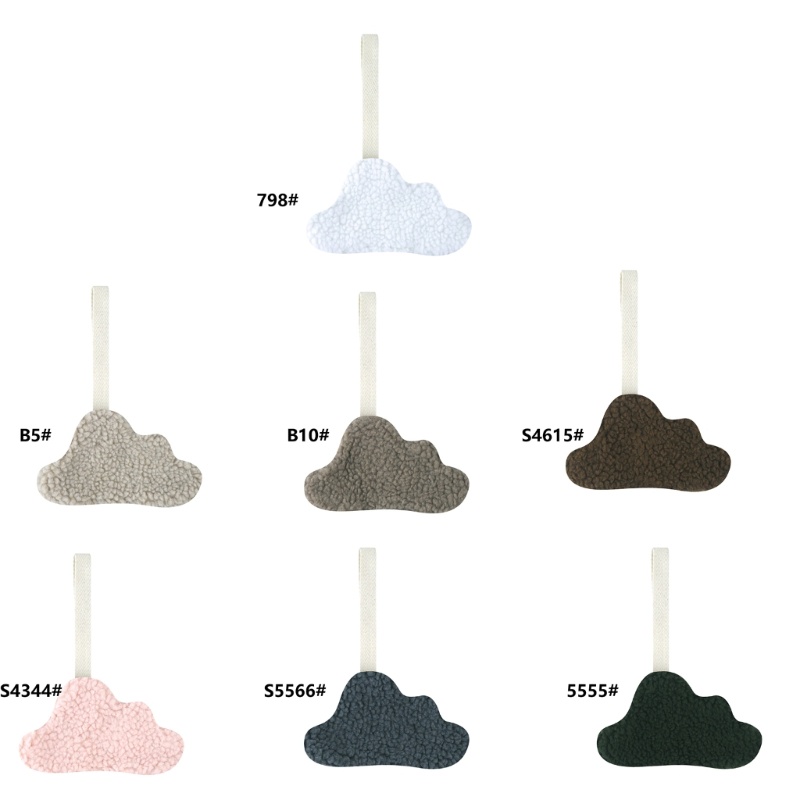 Giá Đỡ Núm Vú Giả Hình Đám Mây Nhồi Bông Chống Rơi Trang Trí Cho Bé Sơ Sinh Mọc Răng