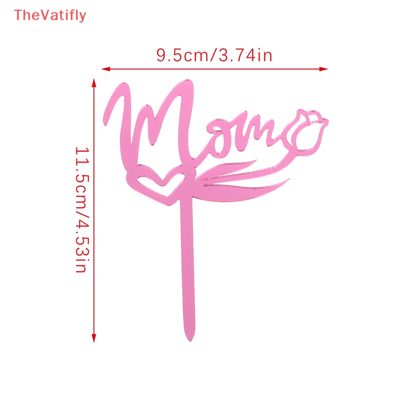 Topper Chữ Happy Mother 'S Day Trang Trí Bánh Kem