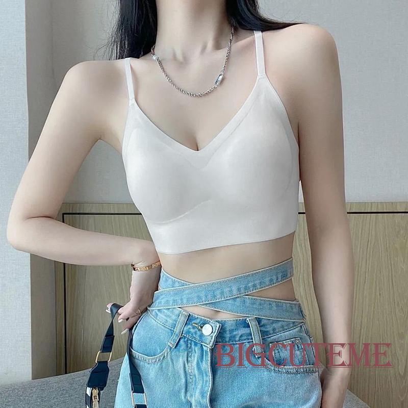 [] Áo Lót Có Đệm Ngực Không Dây Mềm Mại Thoải Mái Dành Cho Nữ
