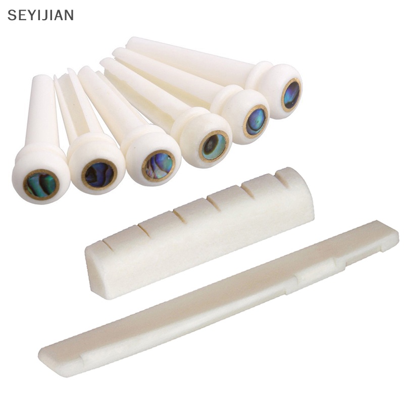 Chốt Ngựa Đàn Guitar Acoustic Bằng Gỗ Ngà