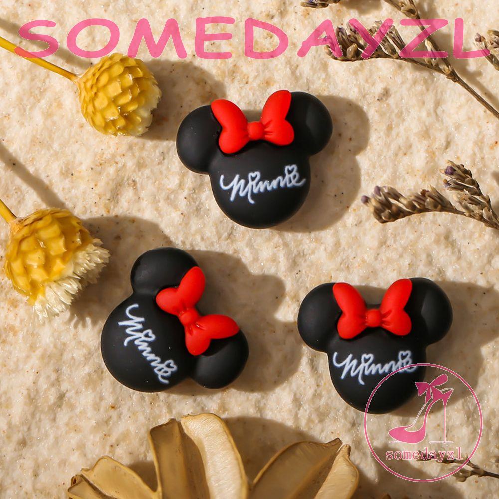 Phụ Kiện Trang Trí Móng Tay Họa Tiết Hoạt Hình Mickey 3D Xinh Xắn