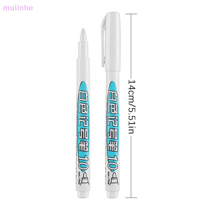 1 / 3 Bút Lông Màu Trắng Ngòi 1mm Chống Thấm Nước