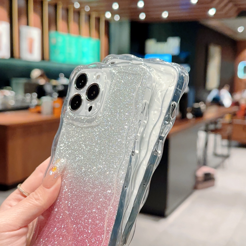 Ốp Điện Thoại tpu Mềm Trong Suốt In Họa Tiết Kim Cương &amp; Ngọn Lửa Cho iPhone 6 7 11 12 13 14 plus x xs xr xsmax pro promax