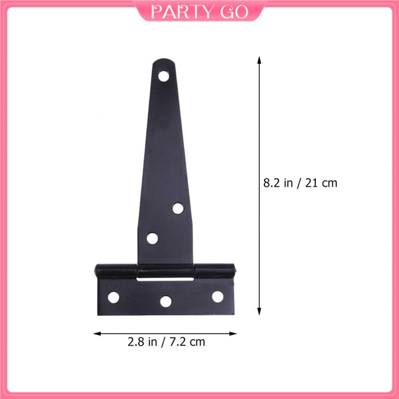 Set 2 Bản Lề Cửa Dạng Chữ T 8inch