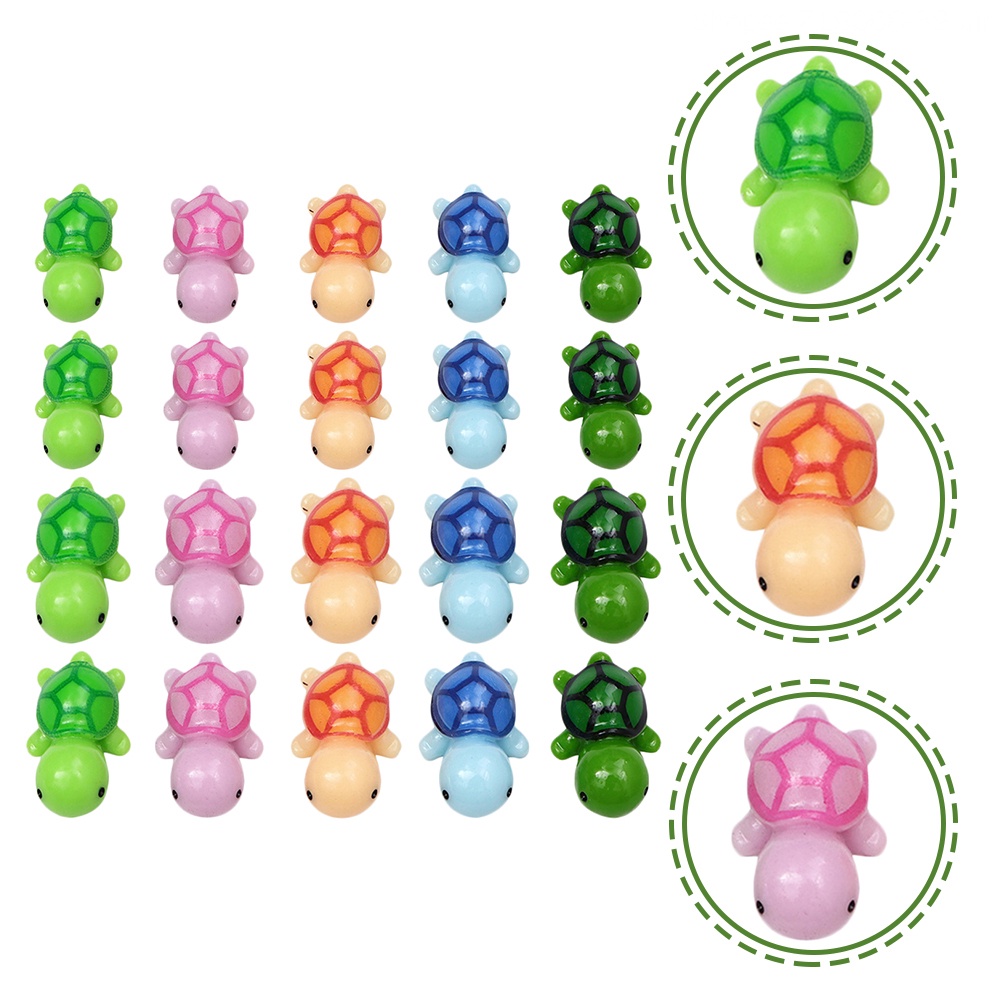 Set 20 Mô Hình Rùa Biển Trang Trí Đa Dụng Chất Lượng Cao
