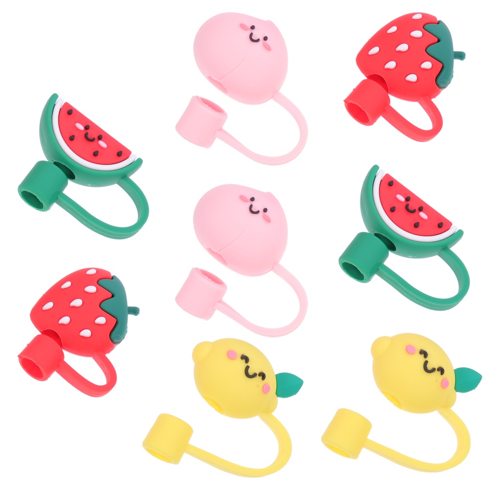 Bộ 8 Nắp Silicon 3.5X2.8X1.8CM Trang Trí Búp Bê