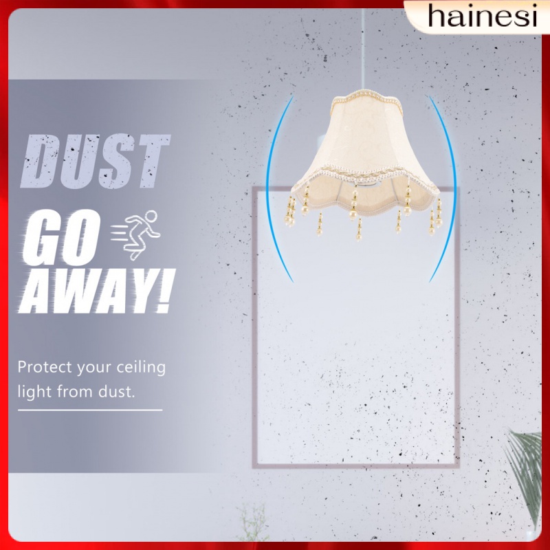 European Beads Lamp Shades Table Lamps Floor Lampshade Wall Cloth Cover Sector Branches Dome