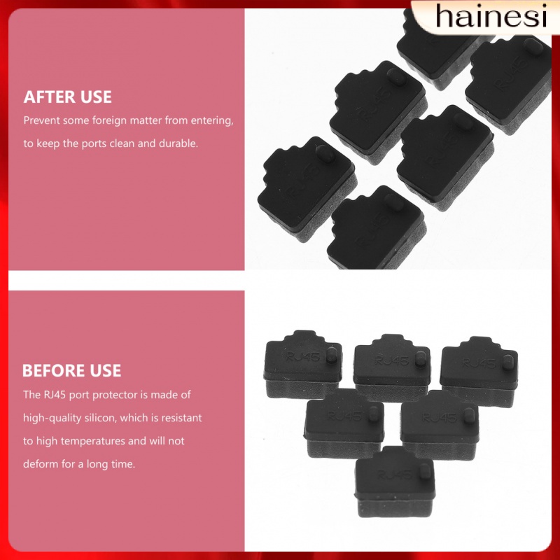 Set 20 Nắp Silicone Đậy Cổng Bộ Định Tuyến Rj45 Chống Bụi