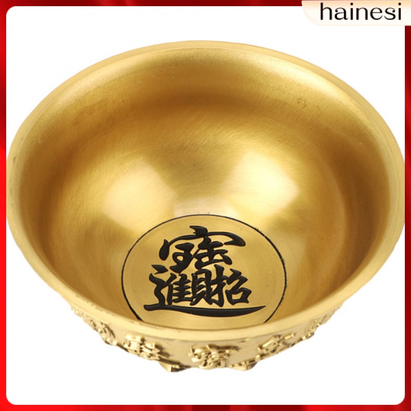 Mô Hình Bát Cornucopia Bằng Đồng Thau Để Bàn Trang Trí Nhà Cửa / Văn Phòng