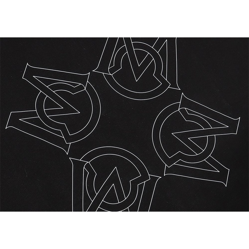 Mo ^ &amp; NC88- Áo Thun Bóng Rổ Da Tay Ngắn In Logo Thỏ Phun Kỹ Thuật Số Phiên Bản Giới Hạn Cho Nam Và Nữ