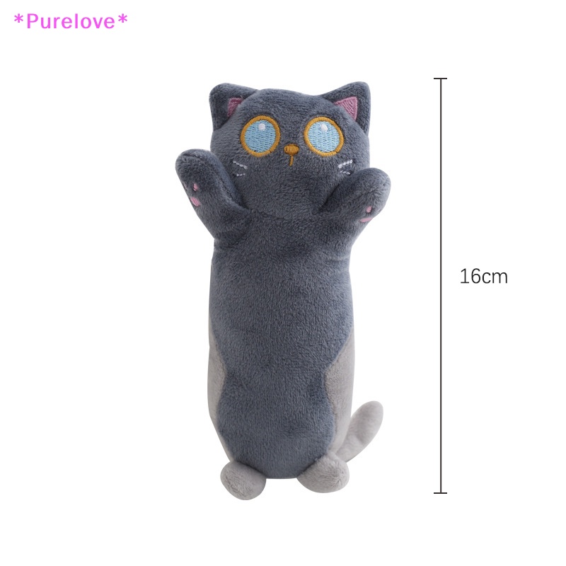 Móc Khóa Hình Mèo Nhồi Bông Mắt Xanh Đáng Yêu Mới