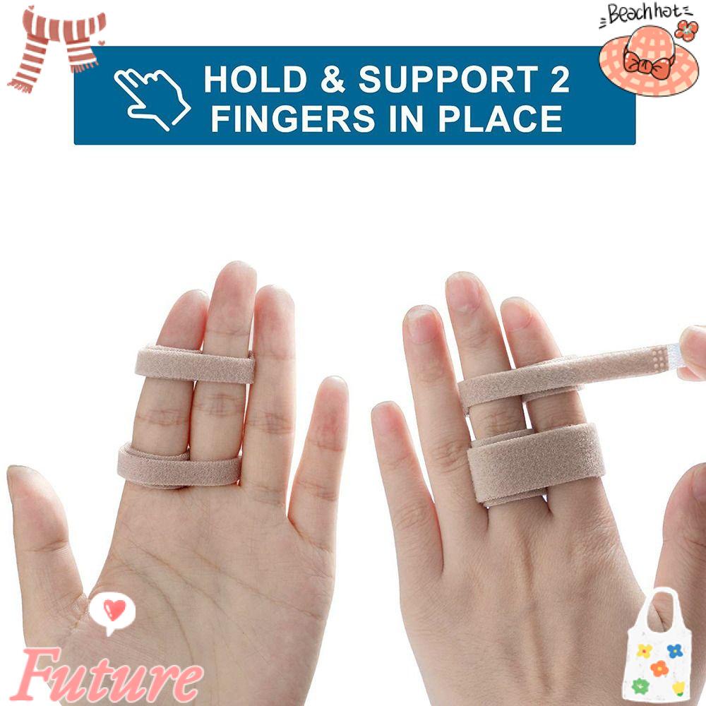 Bộ 10 Băng Quấn Ngón Tay Chỉnh Được Màu Hồng