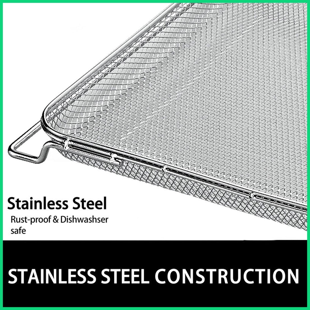 Rổ Lưới Bằng Thép Không Gỉ Bền Và Bền Để Chiên Thức Ăn