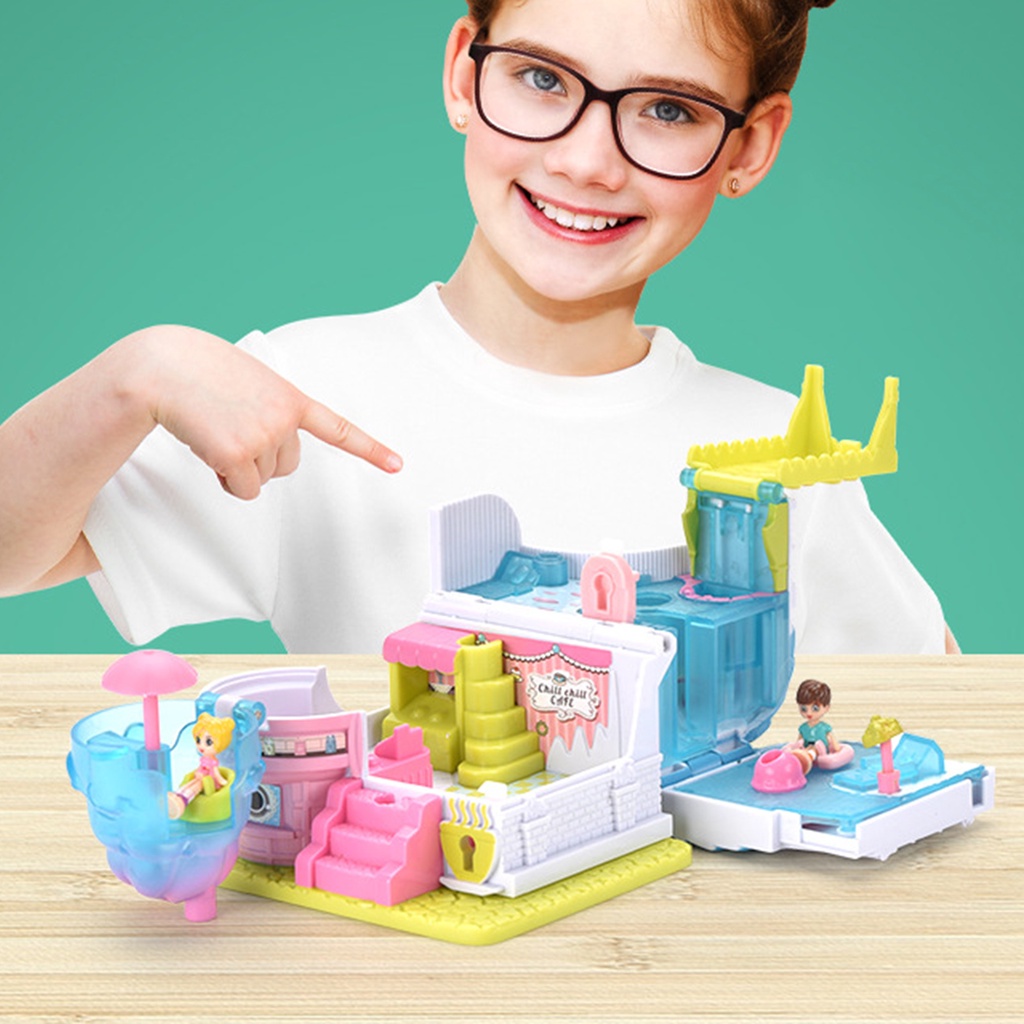 Nhà Búp Bê 3D Có Nhạc Và Đèn Vui Nhộn Cho Bé