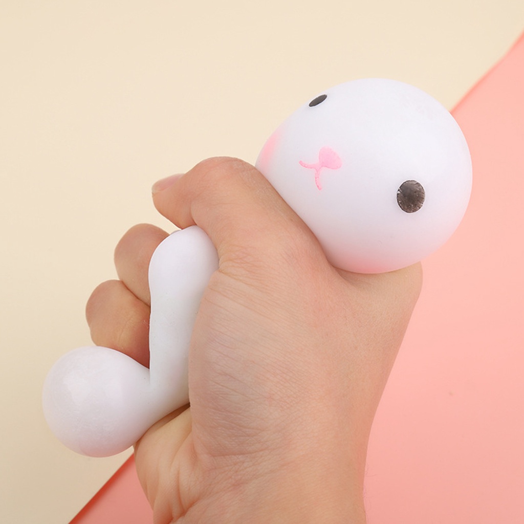 Đồ Chơi Mềm Dẻo Giảm Stress Hình Dáng Chú Thỏ Con Xinh Xắn