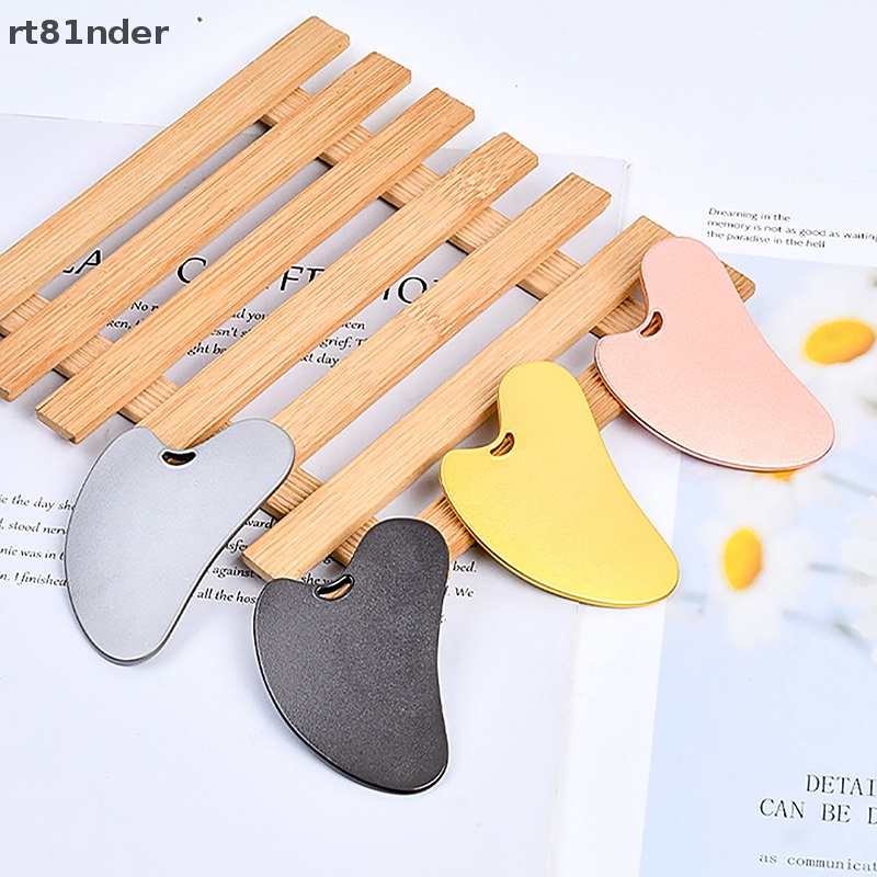1 Dụng Cụ Mát Xa Gua Sha Bằng Kim Loại Chất Lượng Cao