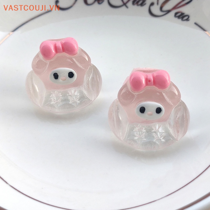 SANRIO Bộ 5 Đồ trang trí Búp Bê Hoạt Hình Melody Cinnamon Kuromi Mini Dạ Quang Trang Trí Tiểu Cảnh
