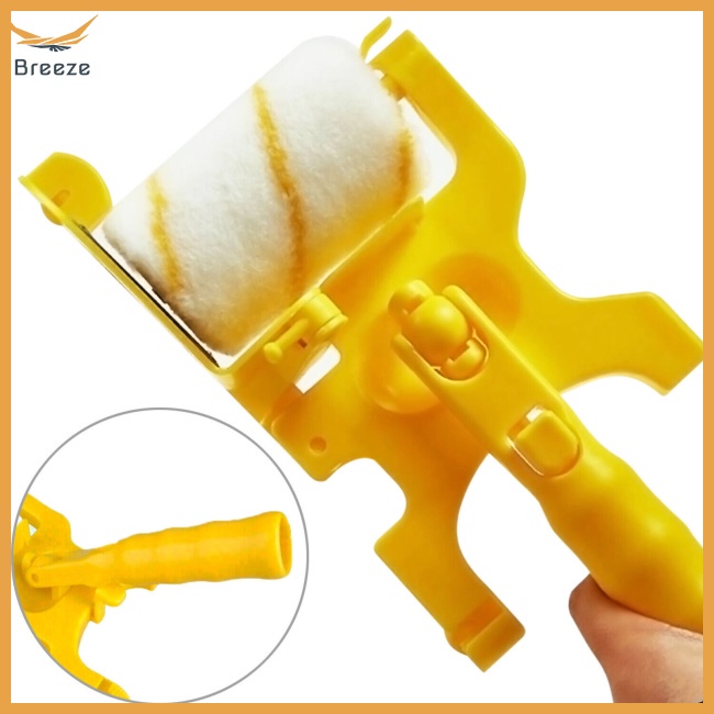 Bàn Chải Lăn Sơn Cắt Cạnh Với Tay Cầm Xoay Đa Năng An Toàn Tháo Gỡ Dễ Dàng