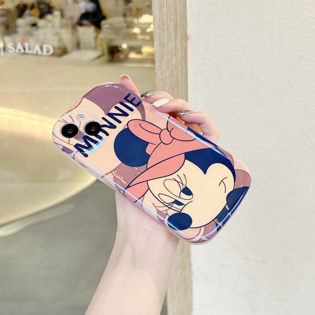 Ốp Điện Thoại TPU Mềm Chống Sốc In Hình Chuột Mickey Minnie Hoạt Hình Cho Apple IPhone 14 13 12 11 Pro Max