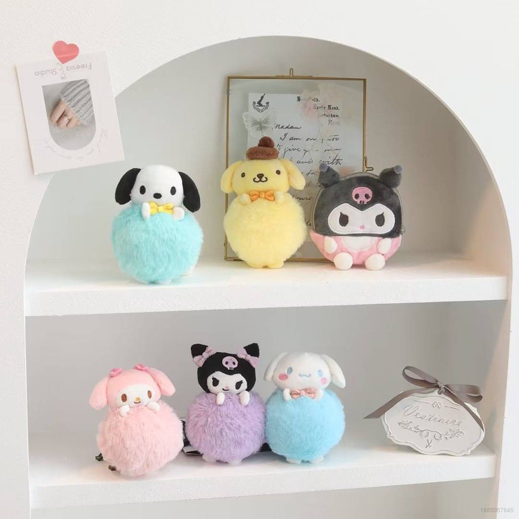Móc Khóa Hình Nhân Vật Sanrio Kuromi Cinnamon Pochacco melody Dễ Thương