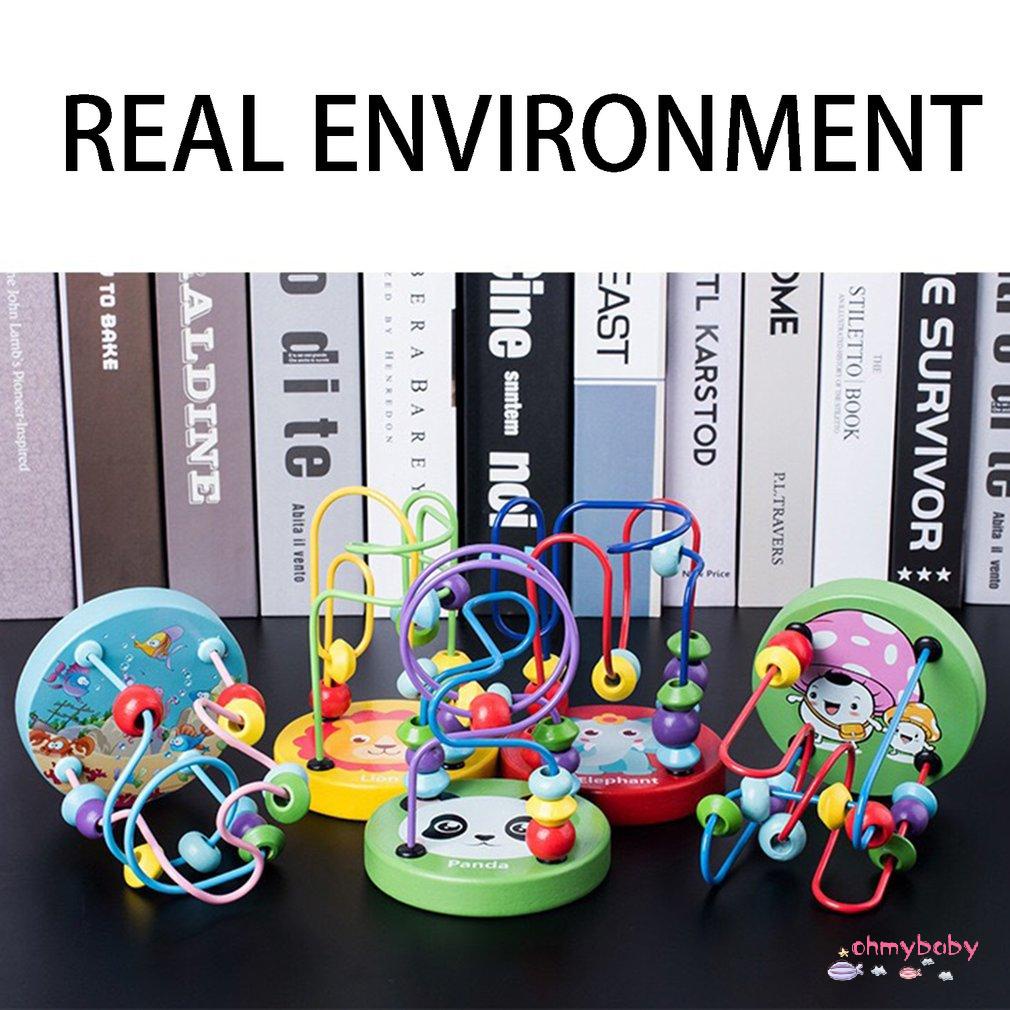 [OMB] Giáo Dục Toán Toyen Mini Vòng Tròn Đính Hạt Dây Mê Cung Tàu Lượn Bàn Tính Đồ Chơi Xếp Hình Cho Trẻ Em Bé Trai Gái Tặng [Z/10]