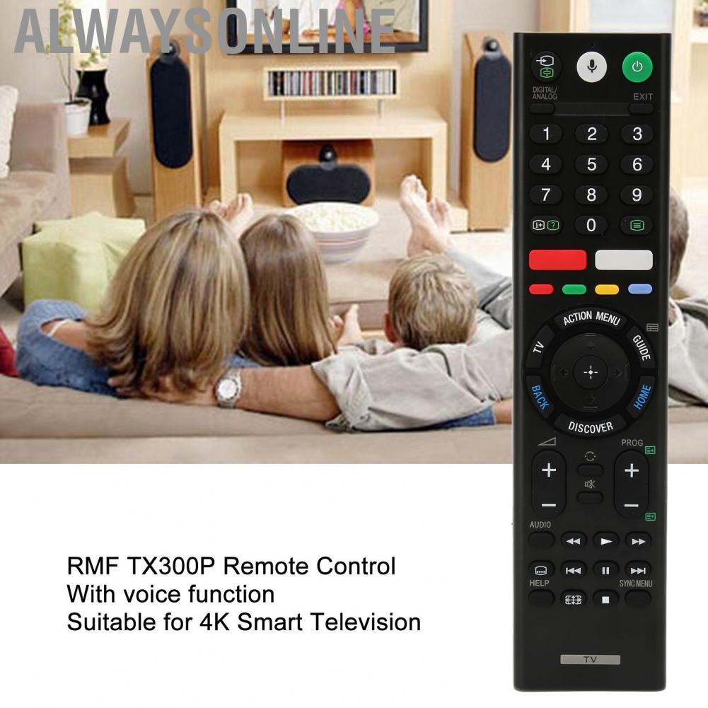 Alwaysonline TV  Controller Voice RMF TX300P Ergonomic Design for KD55X755F KD 43X750F KD55X751F