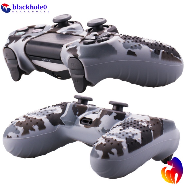 Vỏ Silicone Mềm Họa Tiết Rằn Ri Bảo Vệ Tay Cầm Chơi Game 4 PS4