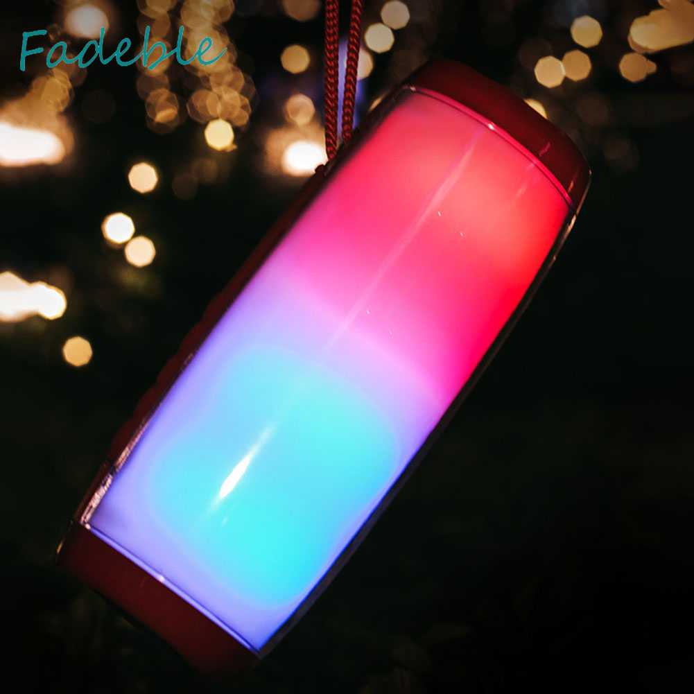 Loa Bluetooth Chống Nước Có Đèn LED Hỗ Trợ Thẻ Nhớ TF