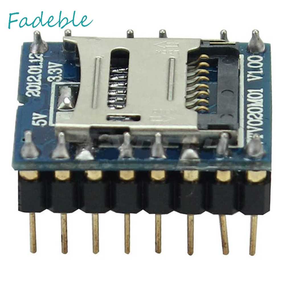 Mô Đun Âm Thanh Thẻ Nhớ SD MP3 WTV020-SD 32M-1GB