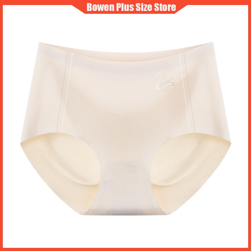 Quần Lót Cotton Lụa Lạnh 3d Mỏng Thoáng Khí Kháng Khuẩn Nâng Hông M-XL Cho Nữ 30-75kg