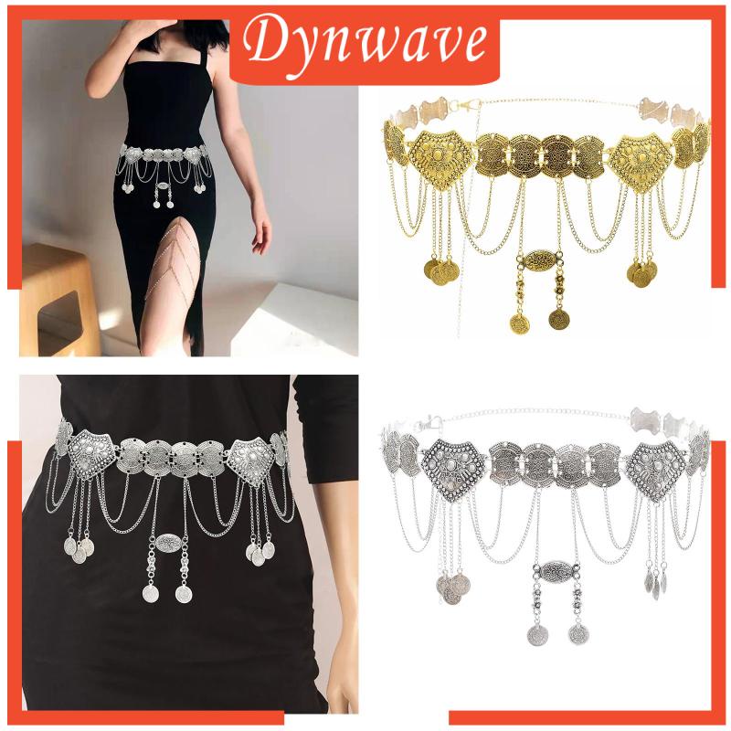 Thắt Lưng Dây Xích Tua Rua Bằng Hợp Kim Thời Trang Cho Nữ Múa Bụng