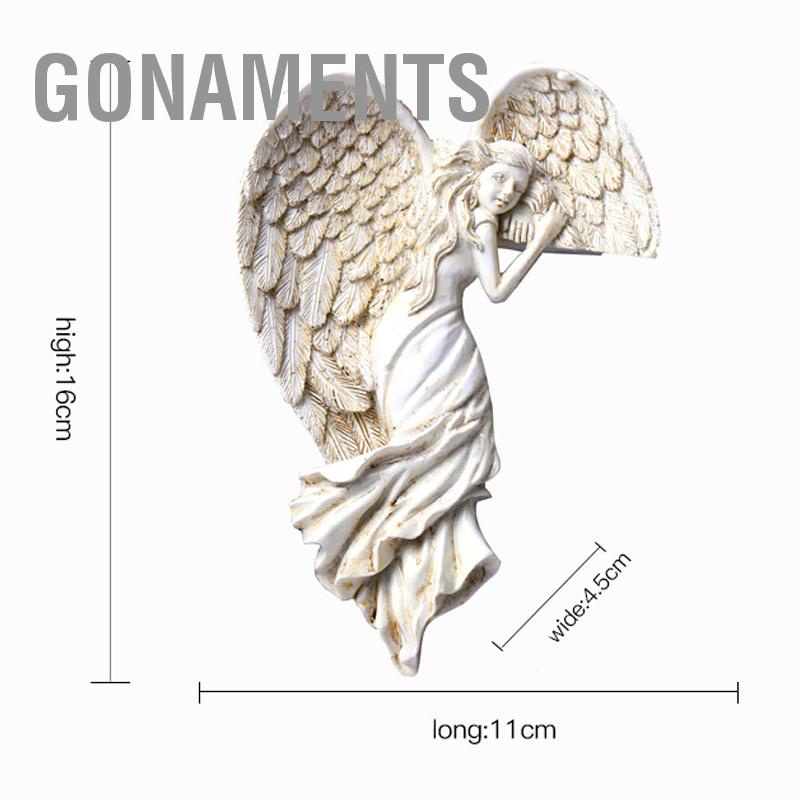* Tượng Mini Hình Người Trang Trí Nhà Cửa Phong Cách Bắc Âu, Tượng Thần Thiên thần Bằng Nhựa Để Bàn Dùng Trang Trí, Tượng thiên thần Trang trí Khung cửa Bằng Gonaments F.