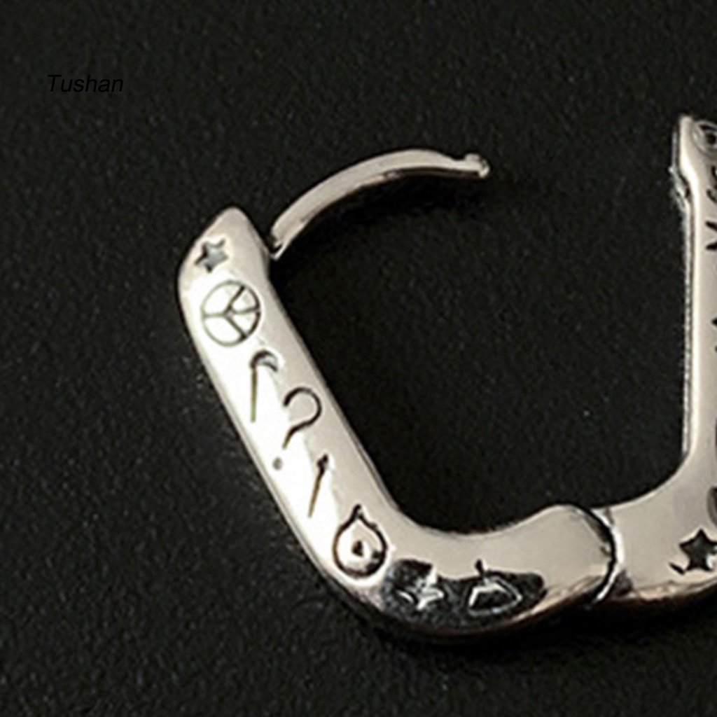 [Ts] 1 Khuyên Tai Dạng Xoắn Ốc Màu Bạc Bóng Cao Quyến Rũ Sáng Bóng Quyến Rũ Cho Nữ