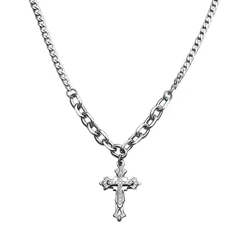 Vòng cổ Mặt Thánh Giá Phong Cách Hip Hop Cá Tính