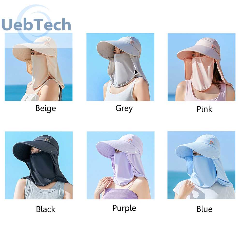 Nón Tai Bèo Chống Tia UV Thoáng Khí Có Thể Tháo Rời Cho Nam Nữ