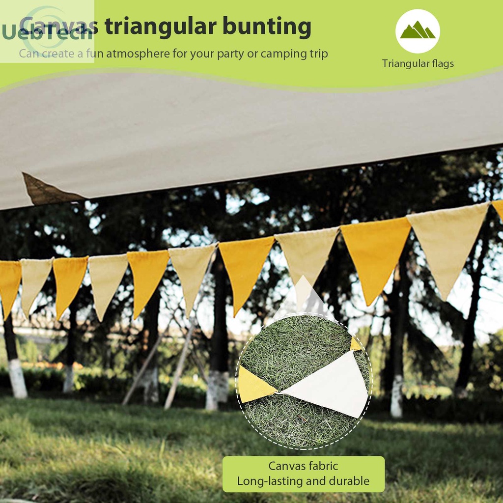 Cờ Tam Giác Treo Lều Cắm Trại Ngoài Trời Tiện Dụng